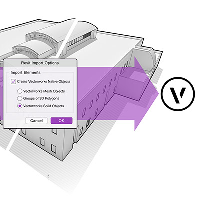 Importazione da Revit migliorata